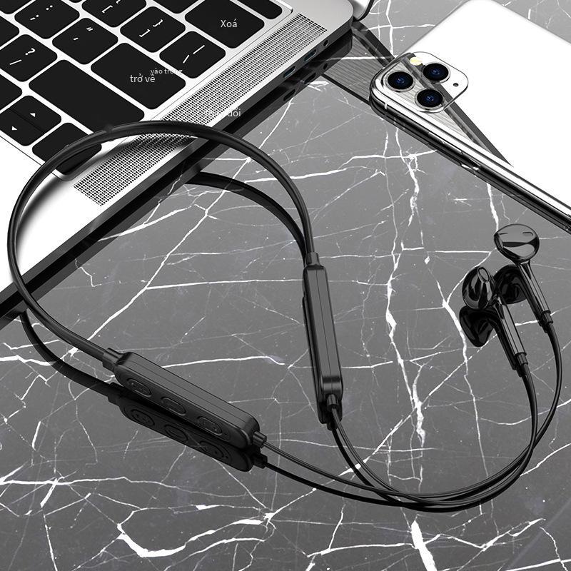 Ưu đãi nhất Tai nghe Bluetooth đeo cổ G01 treo cổ Tai nghe Bluetooth không dây loa siêu trầm chờ siêu dài tai nghe bluetooth phổ thông