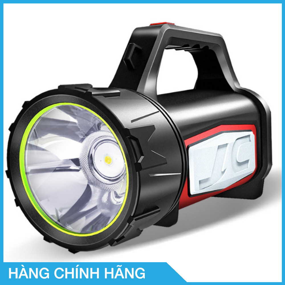 Đèn pin siêu sáng 1500 lumens, tầm chiếu xa 1000m thương hiệu Smiling Shark, hỗ trợ tìm kiếm cứu nạn, làm sạc dự phòng, làm đèn cắm trại, chống nước, hoạt động tốt trong thời tiết mưa bão, thời lượng pin 25h - Hàng chính hãng