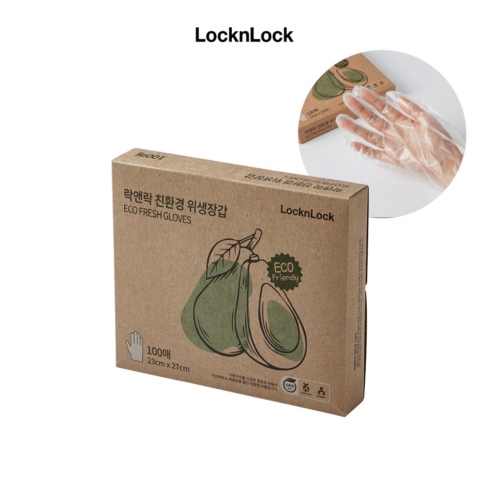 Hộp màng bọc thực phẩm ECO LWP403, găng tay xốp LWP308 LWP309 thân thiện môi trường LocknLock - Hàng chính hãng - JoyMall