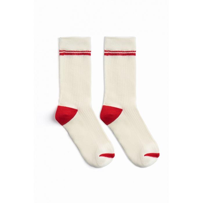 Tất / Vớ Dài Thể Thao Phối Sọc Freesize - 10S22SOC009 | LASTORE MENSWEAR
