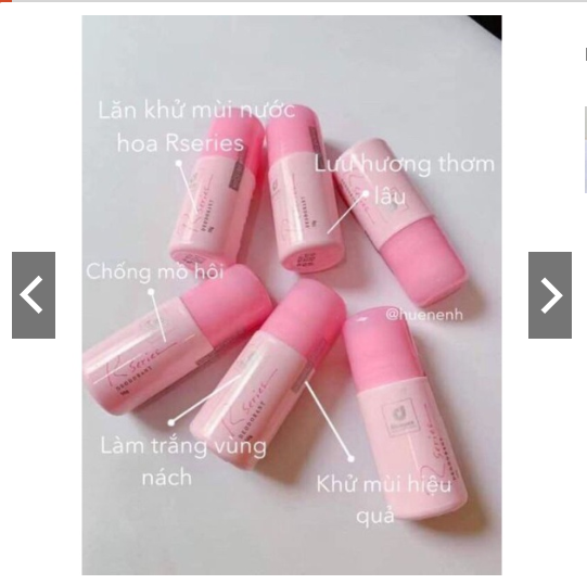 Lăn khử mùi nước hoa 50g
