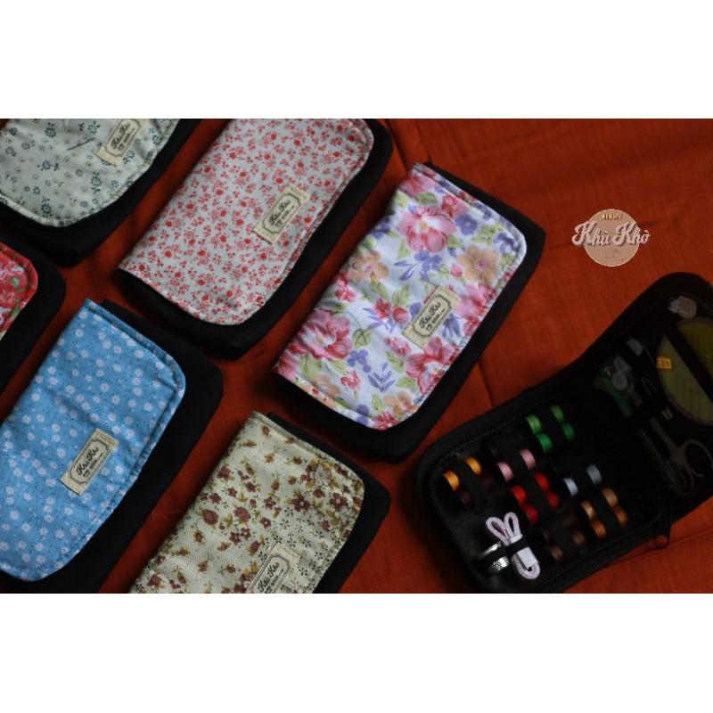 VÍ VẢI HANDMADE HỌA TIẾT VINTAGE nhắn để chọn màu