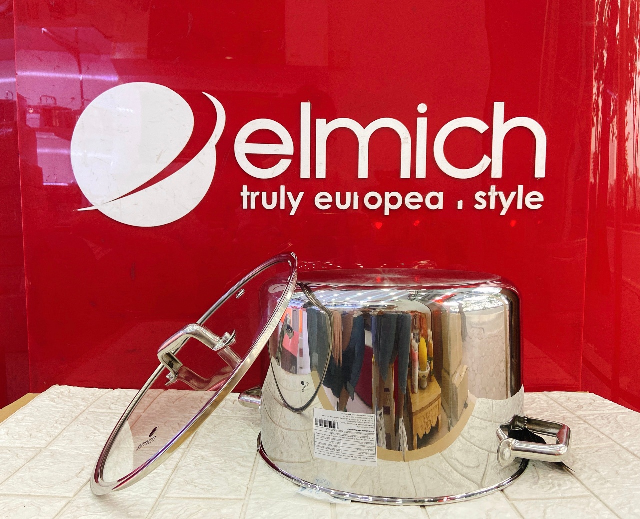 Nồi luộc gà inox liền khối Elmich Trimax ECO EL-3997 size 28cm