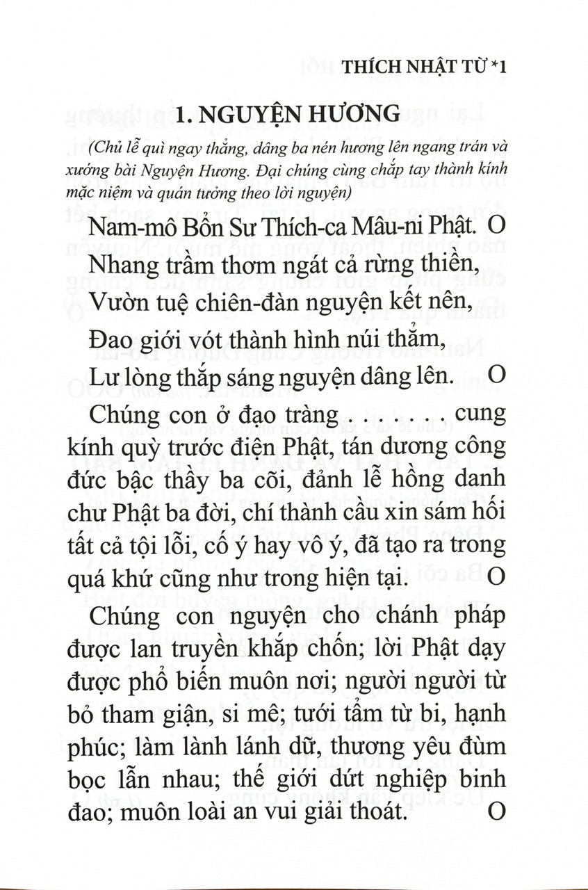 Nghi Thức Sám Hối Sáu Căn Và Hồng Danh
