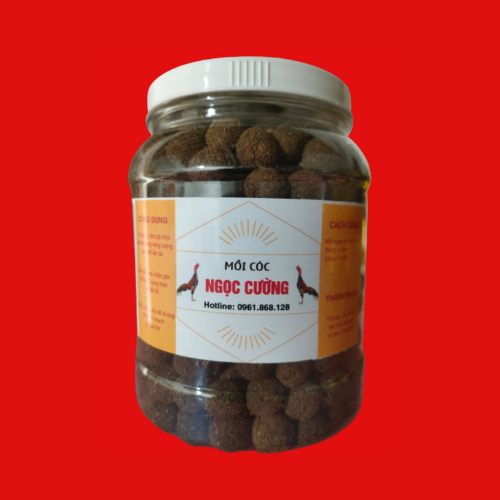 Mồi cóc rắn cho gà chọi hộp 300g-500g 520 viên