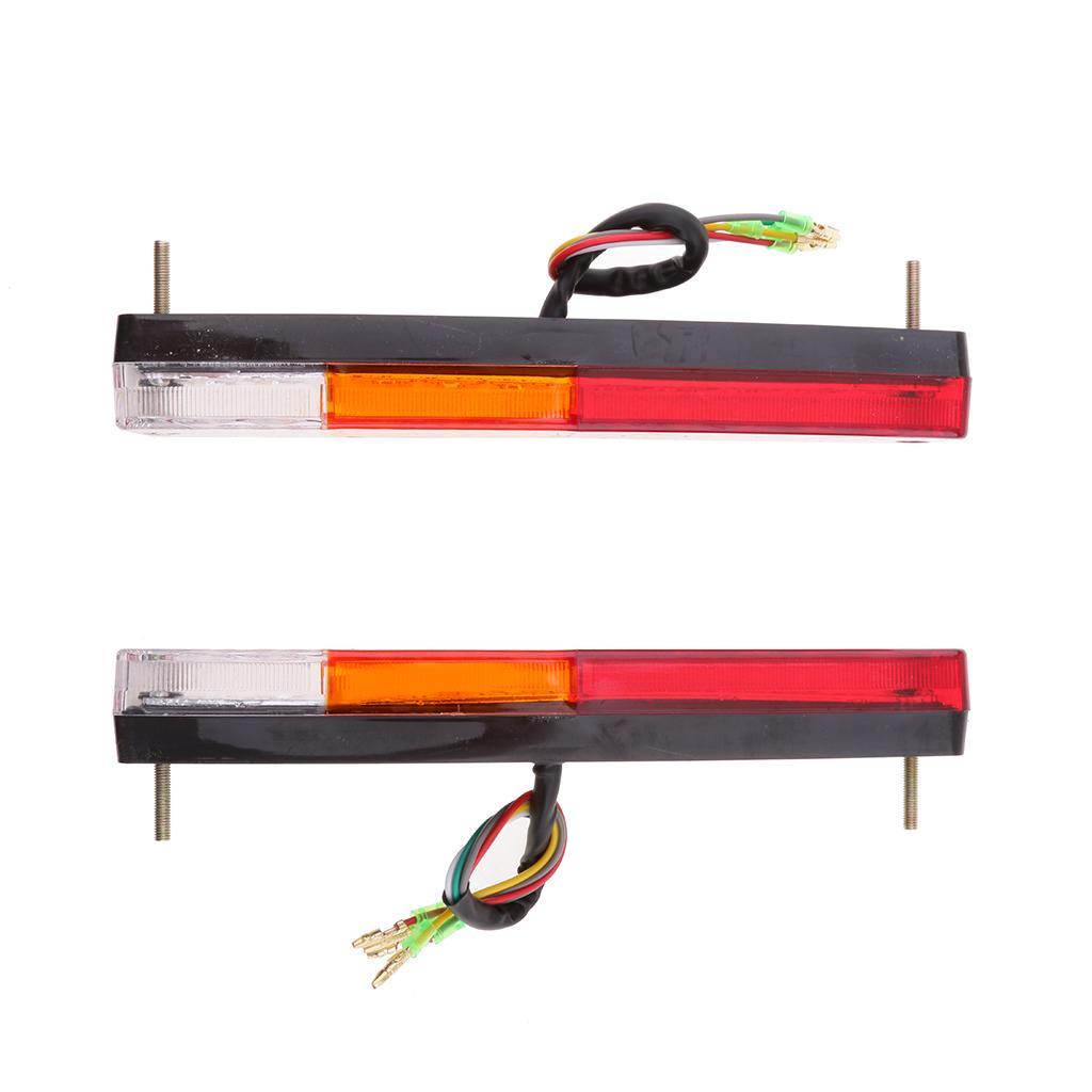 2pcs 12V 20Led Tail  Back Up Light Stop Indicator Trailer Truck