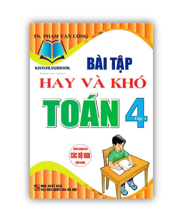 Sách - Combo Bài Tập Hay Và Khó Toán 4 - Tập 1 + 2
