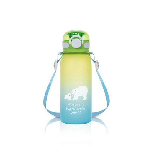 Bình Uống Nước Có Ống Hút Cho Bé Ku.Ku Duckbill - Nhựa Tritan - 550ml