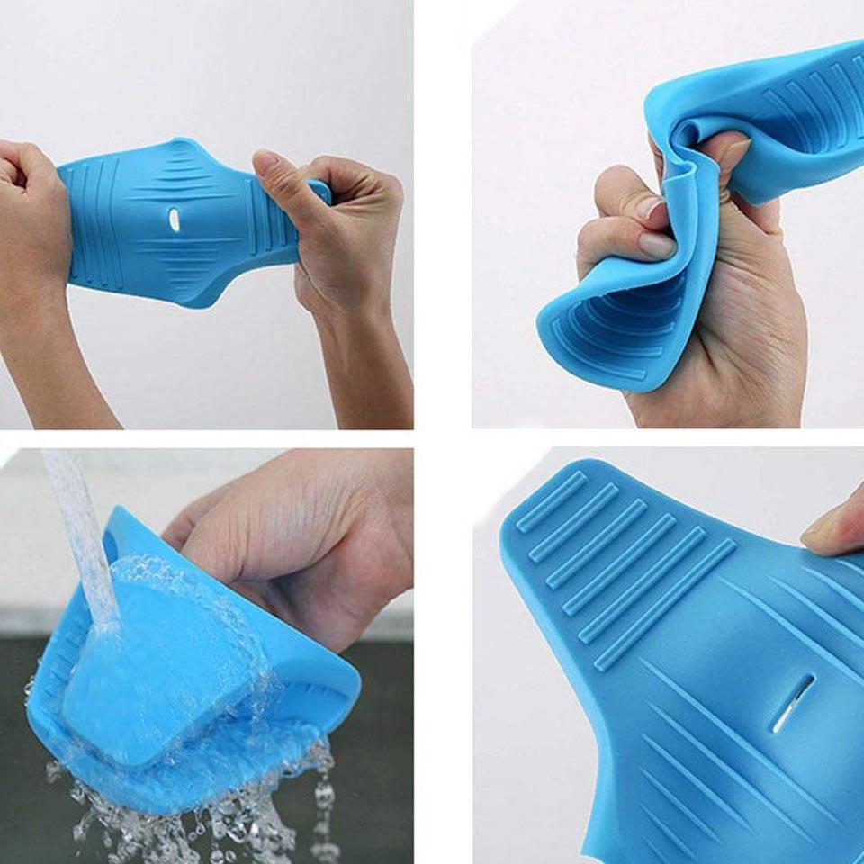 Găng tay cách điện Oven Silicone Oven Clip chịu nhiệt Găng Oven Non-slip