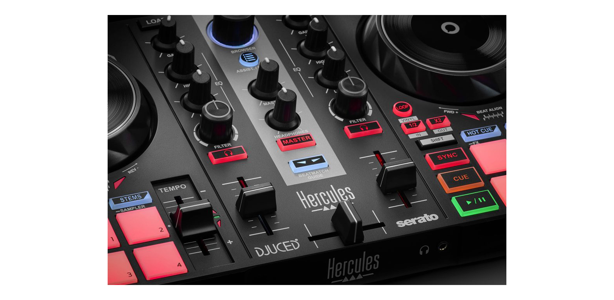 DJCONTROL INPULSE 200 - bộ điều khiển bàn DJ Hercules - HÀNG CHÍNH HÃNG