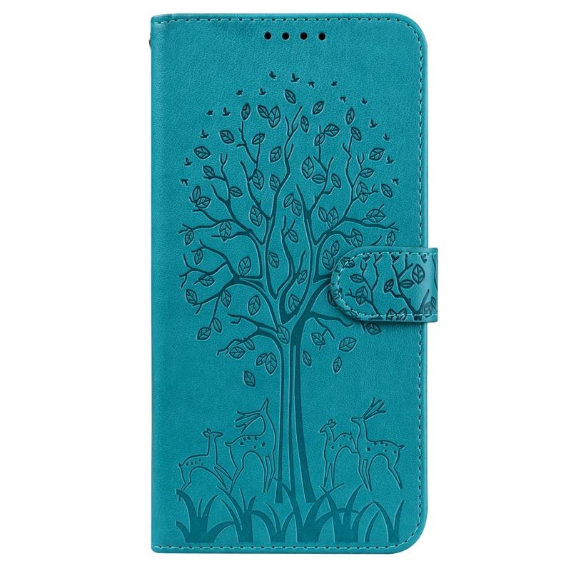 Bao da điện thoại hình cây và hươu+chân đỡ cho Samsung Galaxy A10 A50 A21S A51 A71 S20 FE S21+ / S21 Plus S21 Ultra 5G