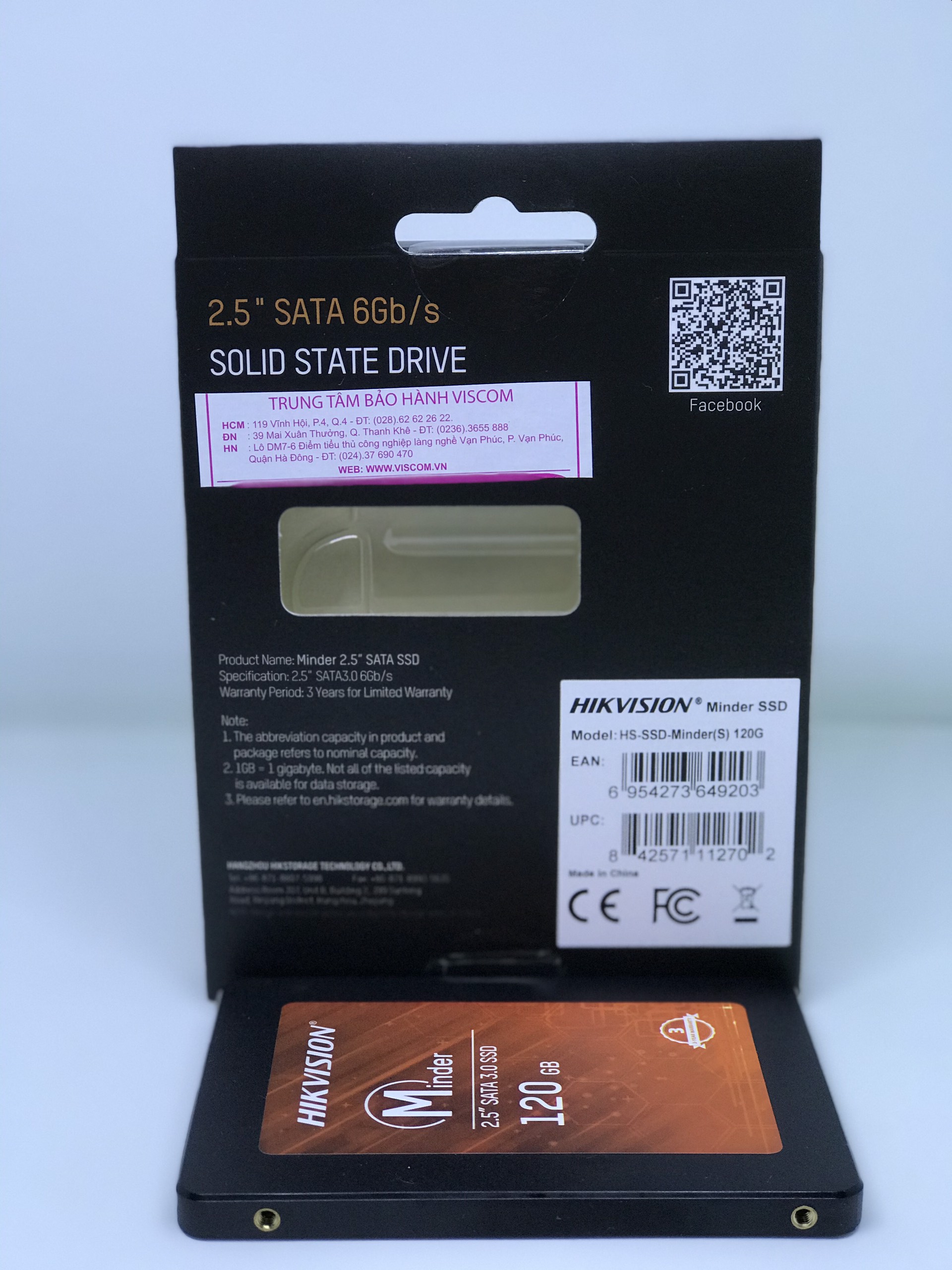 Ổ Cứng SSD HIKVISION HS-SSD-Minder(S) 120GB- Hàng Chính Hãng