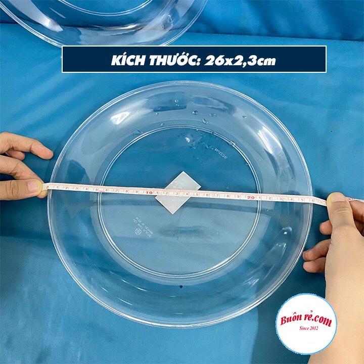 Đĩa nhựa trong thiết kế sang trọng chất liệu nhựa ABS