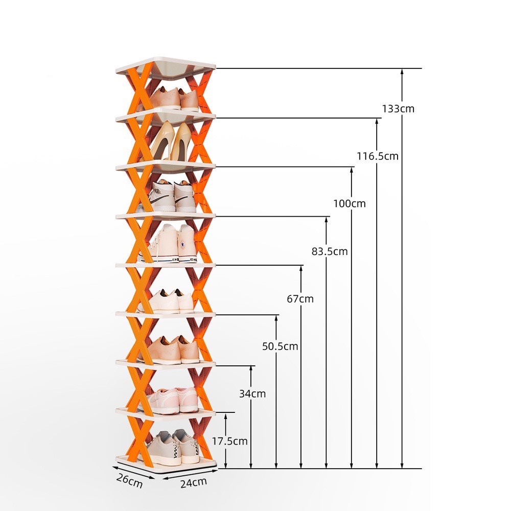 Kệ Để Giày Dép chữ X Tháo Lắp Mẫu Mới Nhất, Kệ Giày Dép Chữ X Đa Năng Hiện Đại