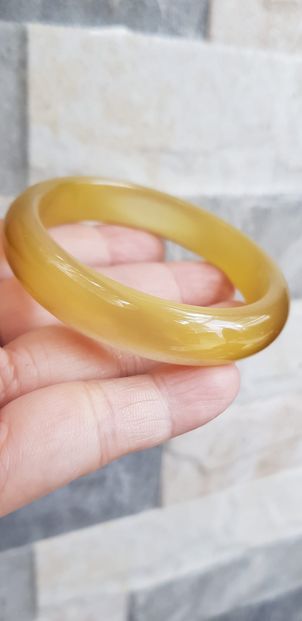 Vòng Nữ Bản Hẹ Mát mèo Vàng nhẹ Ni 53mm x Cao 7mm x dầy 7mm Nữ 50kg - 55kg Hợp nữ mệnh thổ mệnh kim mệnh thuỷ ạ
