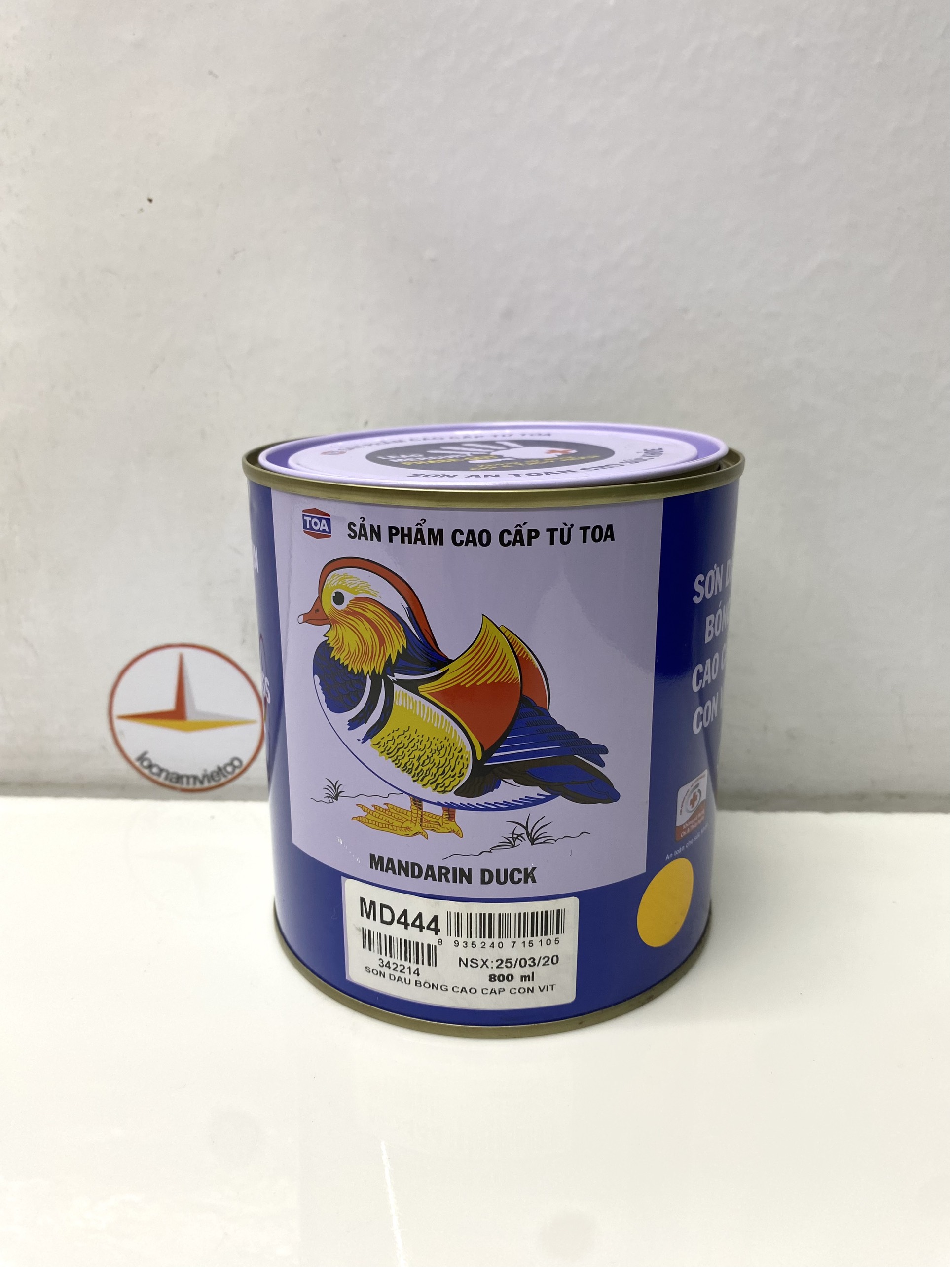 Sơn dầu cao cấp TOA Con Vịt màu vàng MD 444 _ 800 ml