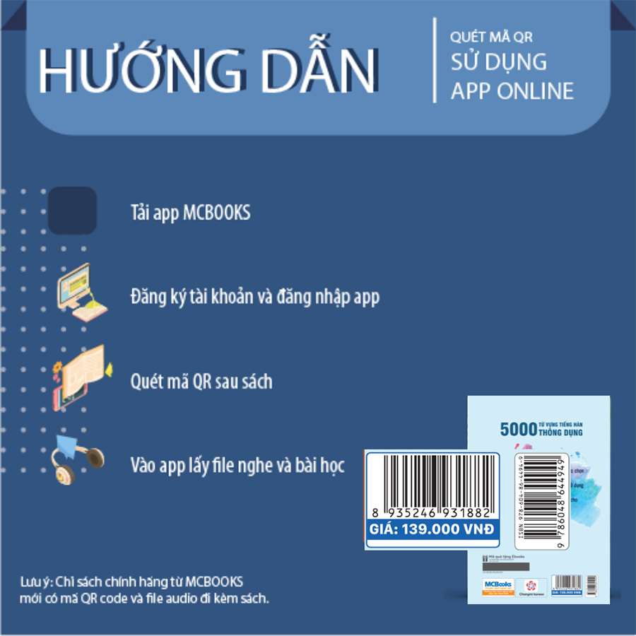 5000 Từ Vựng Tiếng Hàn Thông Dụng (Tái Bản)