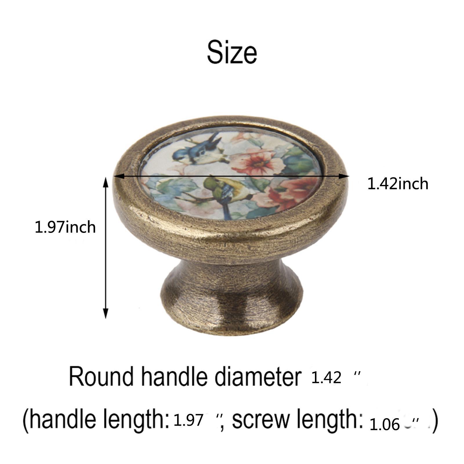 9xAssorted Vintage Brass Wardrobe Cabinet Door Cupboard Drawer Handle Knob others+Bronze