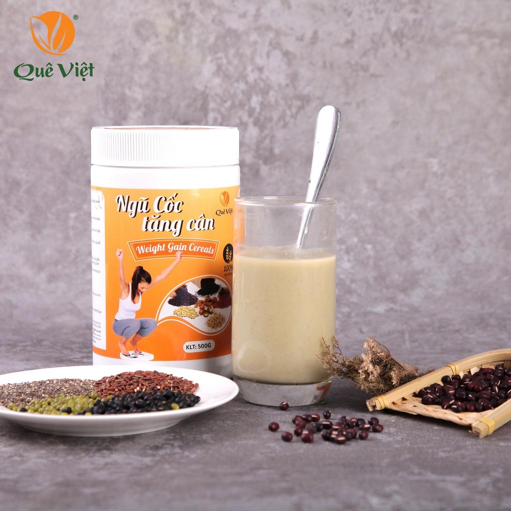 Ngũ cốc tăng cân Quê Việt 100% nguyên liệu hữu cơ, bổ sung dinh dưỡng