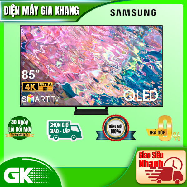 Smart Tivi QLED Samsung 4K 85 inch QA85Q60BA - Model 2022
