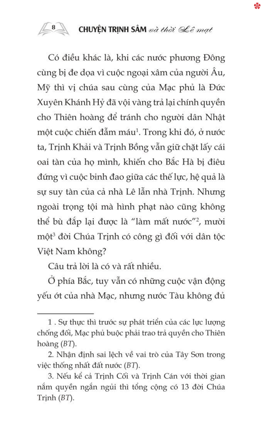 Chuyện Trịnh Sâm và thời Lê Mạt - bản in 2024
