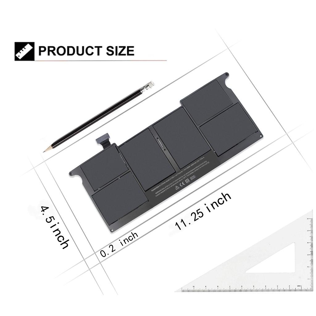 Pin Tương Thích Cho Macbook Air 11 Inch A1370 ( 2010 ) TEEEMO PC Hàng Nhập Khẩu New Seal