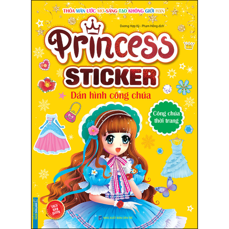 Princess Sticker - Dán Hình Công Chúa - Công Chúa Thời Trang