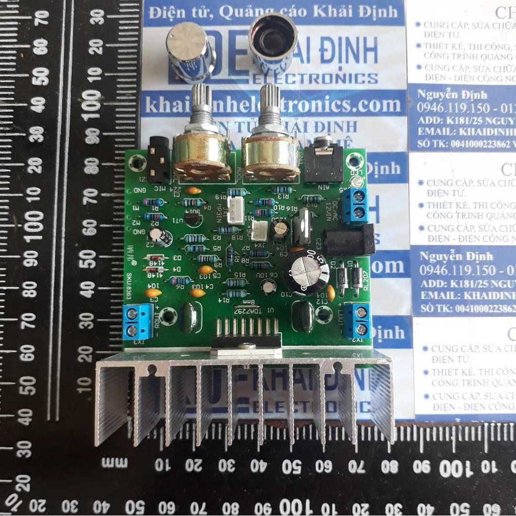 Module khuếch đại âm thanh AUDIO, MIC 2.0 TDA7297 15W+15W H6A4 kde3940