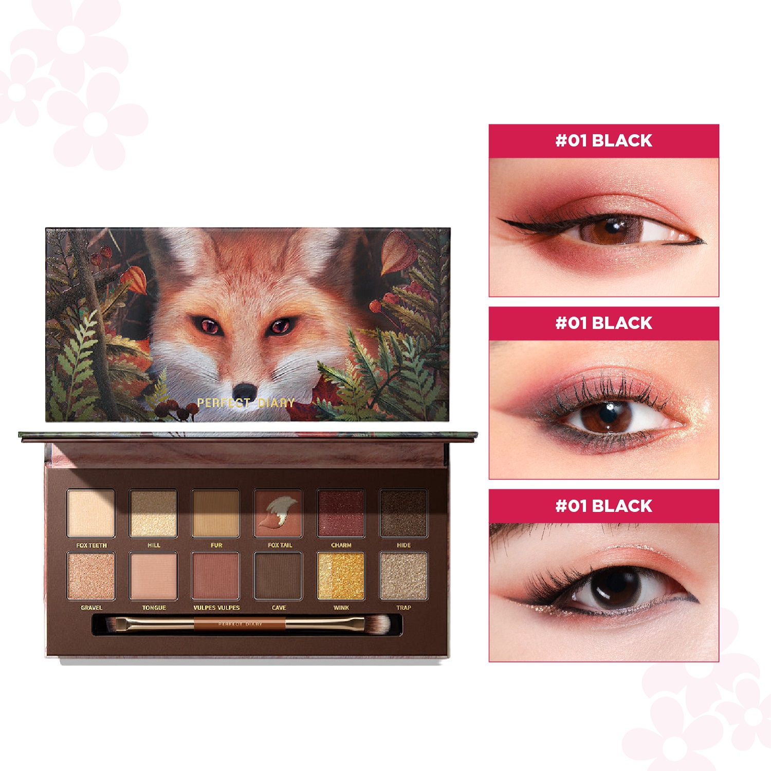 Bảng Phấn Mắt Perfect Diary Explorer Eyeshadow Palette 14g