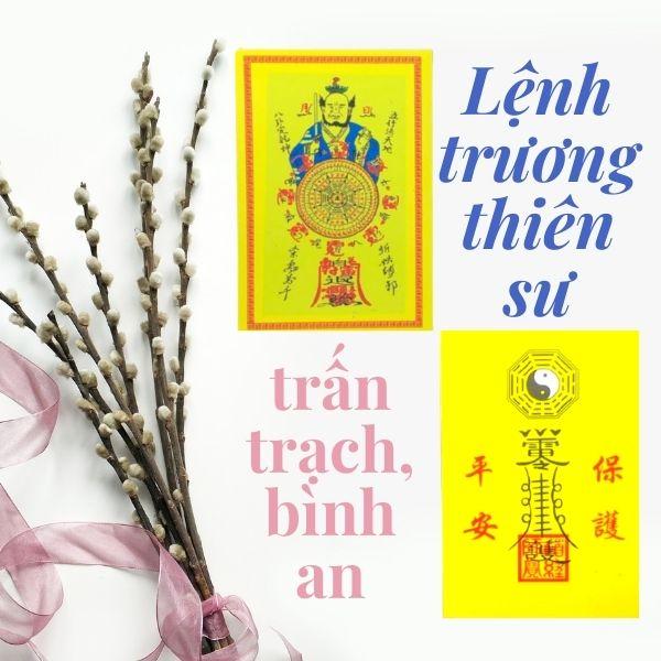 Lệnh Trương Thiên Sư - trấn trạch, bình an - đã được khai quang, xin lộc