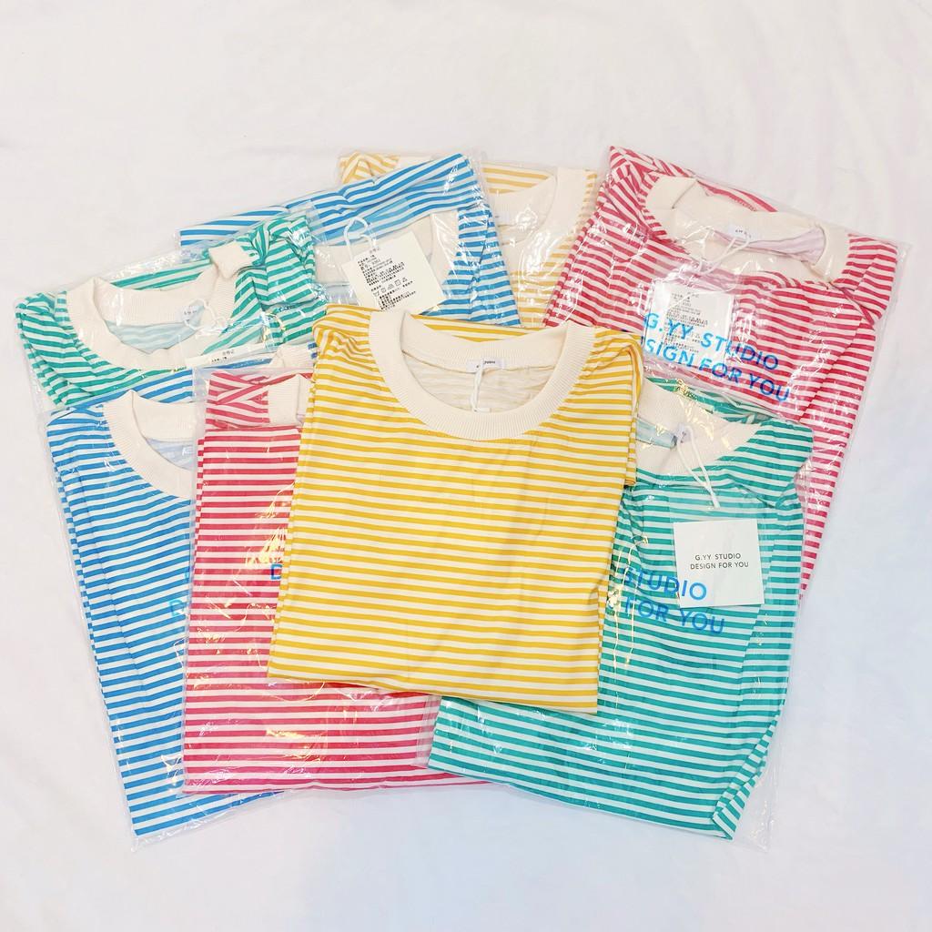 Striped Basic Tee - Áo Thun Sọc Form Rộng Oversize Summer Ulzzang