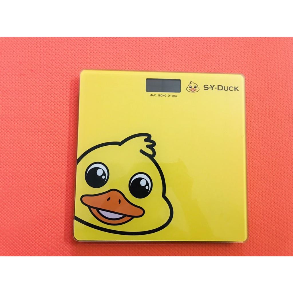 Cân điện tử cân sức khỏe màn hình LED hình vịt vàng siêu cute
