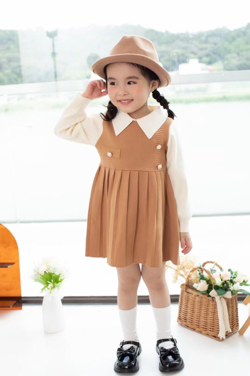 Váy len bé gái từ 14-30kg