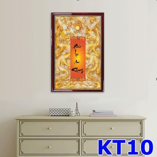 Tranh Kim Tiền, Thuận Buồm, Chim công, cành đào, cây mai ngày Tết