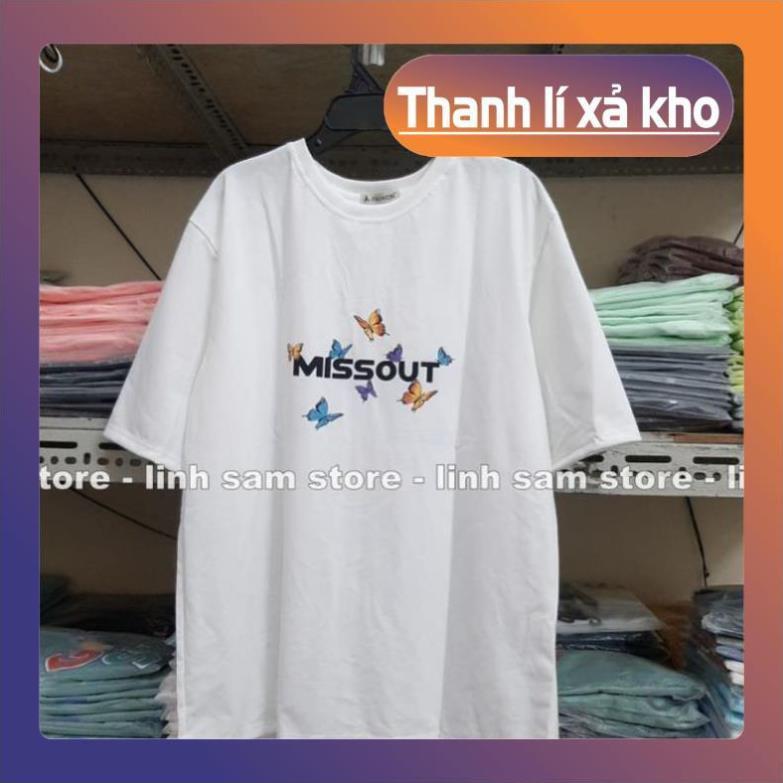Áo thun , phông tay lỡ missuot nam nữ, áo phông giá rẻ in 2 mặt nhiều màu unisex oversize JASHOP