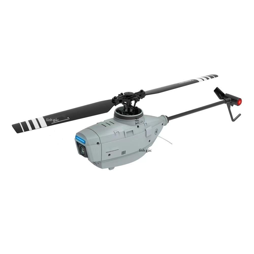 Giao hàng nhanh sản phẩm mới C127 Black Bee UAV máy bay trực thăng trinh sát flybarless cánh đơn chụp ảnh trên không định vị luồng quang học máy bay chụp ảnh trên không