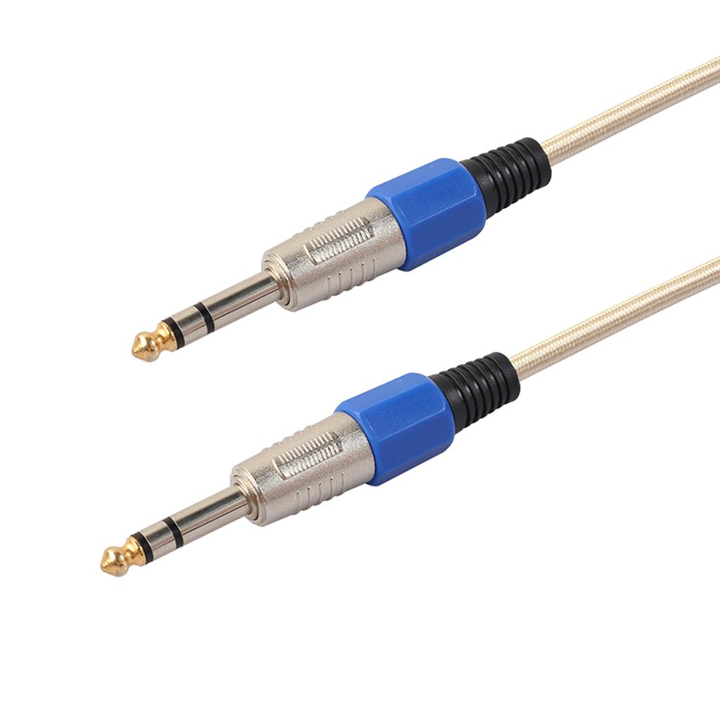 Auxiliary Audio Cable Audio Cable Aux Car Auxiliary Audio Cable 6.35mm Male-to-male Stereo Audio Cable