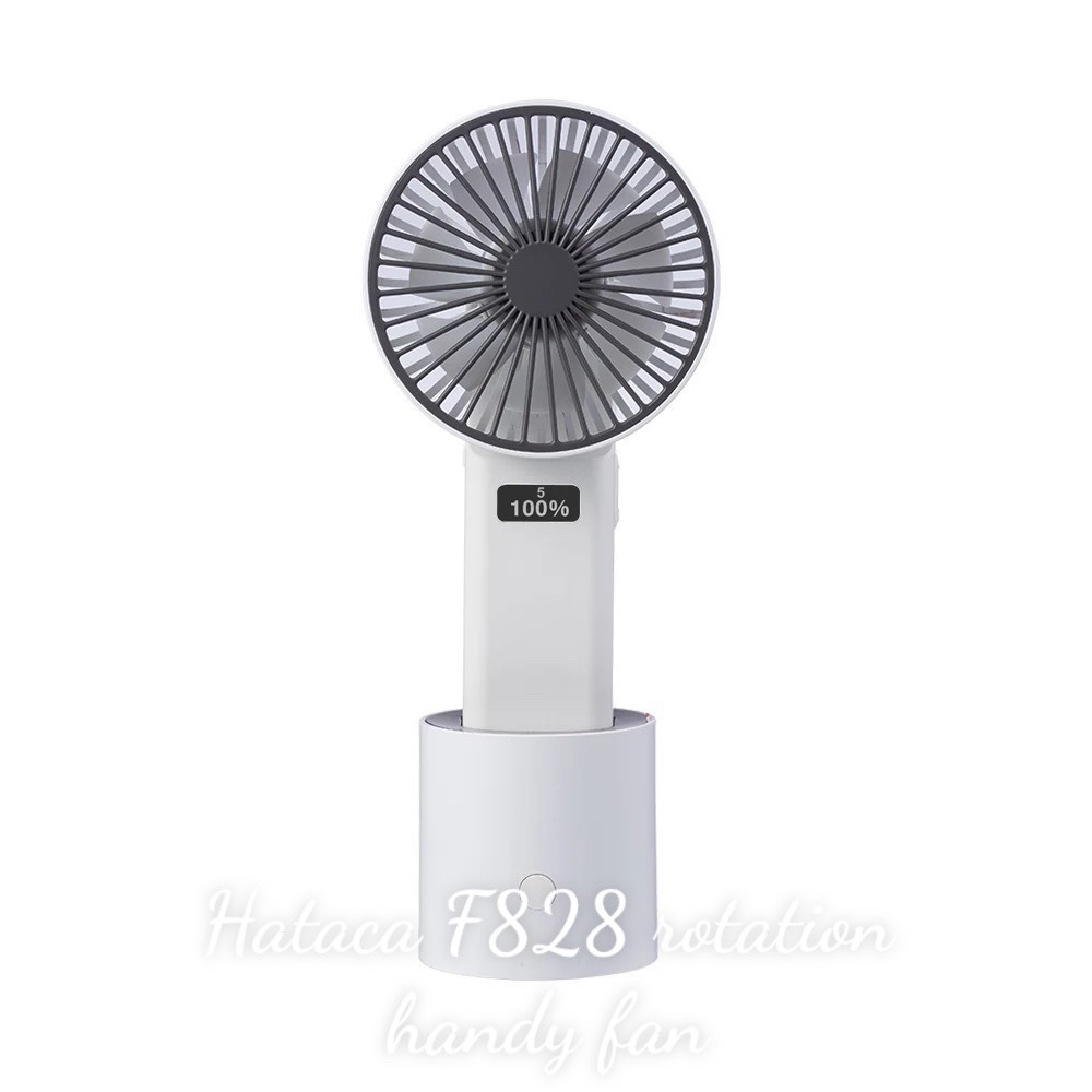 Quạt mini sạc điện cầm tay Hataca F828 hand fan-Hàng chính hãng