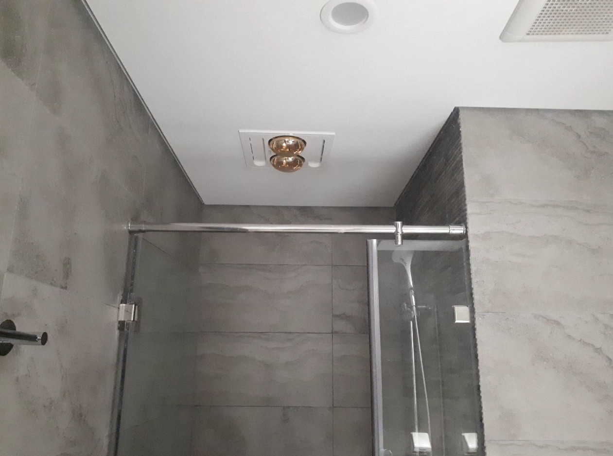 Hình ảnh Đèn sưởi nhà tắm âm trần 2 bóng Kottmann K9-R (điều khiển), hàng chính hãng