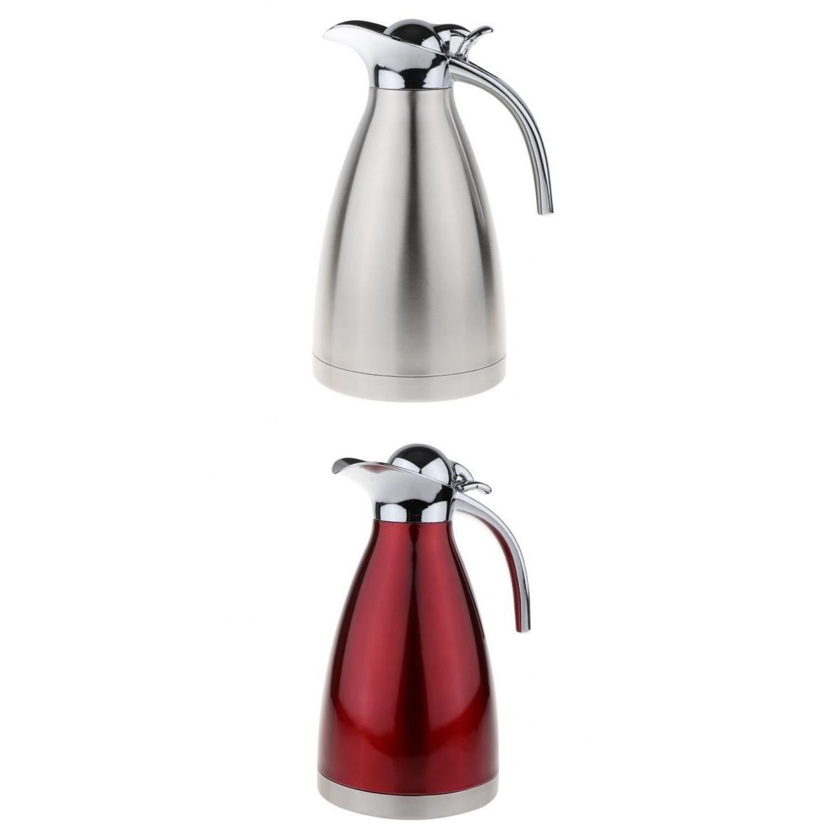 2Color 1.5L Stainless Vacuum Insulated Coffee Carafe Pour Over Coffee Kettle