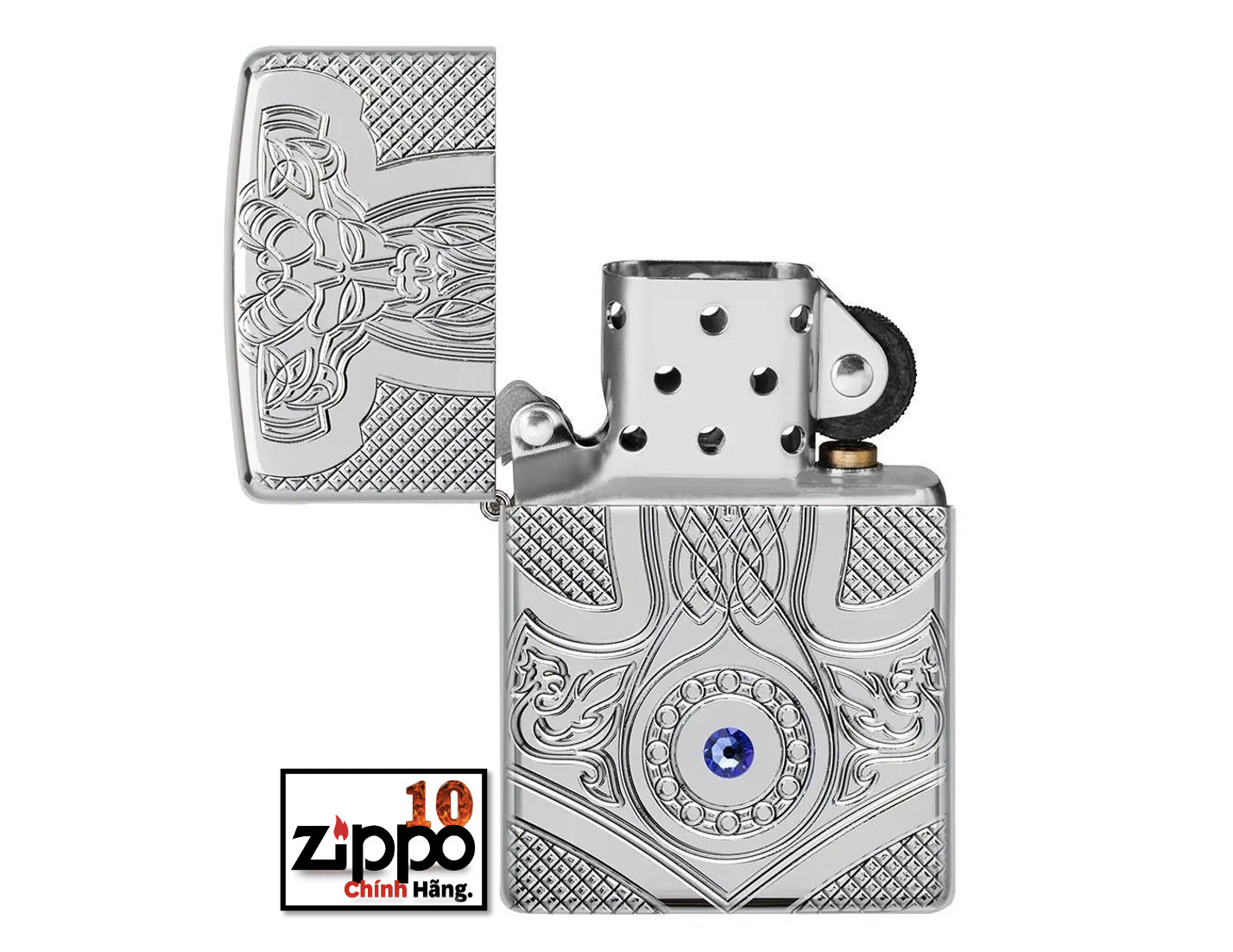 Bật Lửa Zippo 49289 Armor Medieval Design - Chính hãng 100%