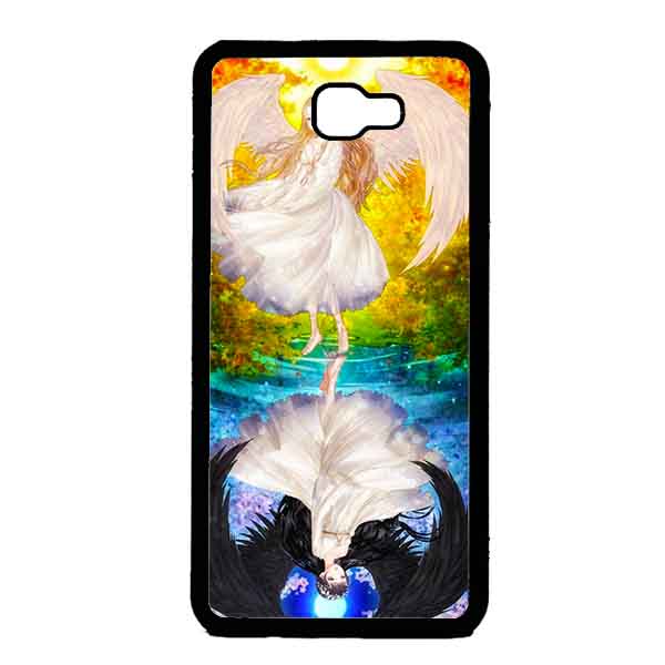 Ốp Lưng in cho Samsung J7 Prime Mẫu Thiên Thần Ác Quỷ - Hàng Chính Hãng