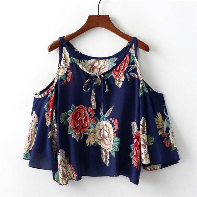 ÁO KHOÉT VAI HOA QUẢNG CHÂU