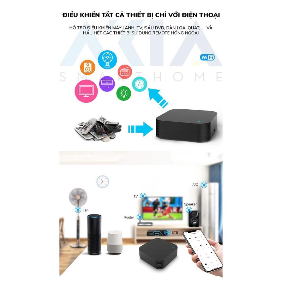 Điều khiển hồng ngoại Tuya S06 AKIA AIC105 - Bật tắt Máy Lạnh, TV từ xa bằng App, Hẹn giờ, Tương thích Google và Maika