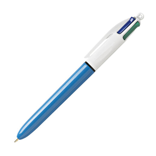Bút bi 4 màu mực siêu nhiều BIC 4-Color Retractable Ballpoint Pen, Cỡ ngòi Medium Point (1.0mm), 1 cây viết