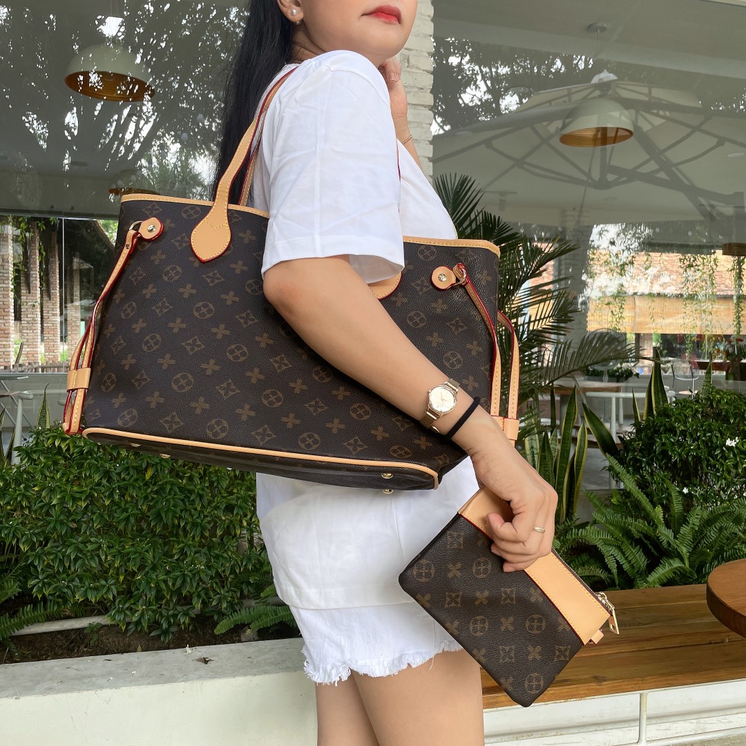 Túi tote họa tiết da vân đẳng cấp, quý phái, sang trọng, đựng được giấy tờ A4, đựng được laptop