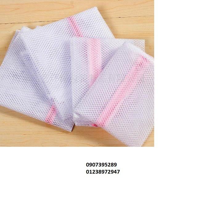 Combo nhiều Túi lưới giặt đồ cho máy giặt bảo vệ quần áo chống biến dạng chất lượng tốt dây kéo lưới mịn Polyester