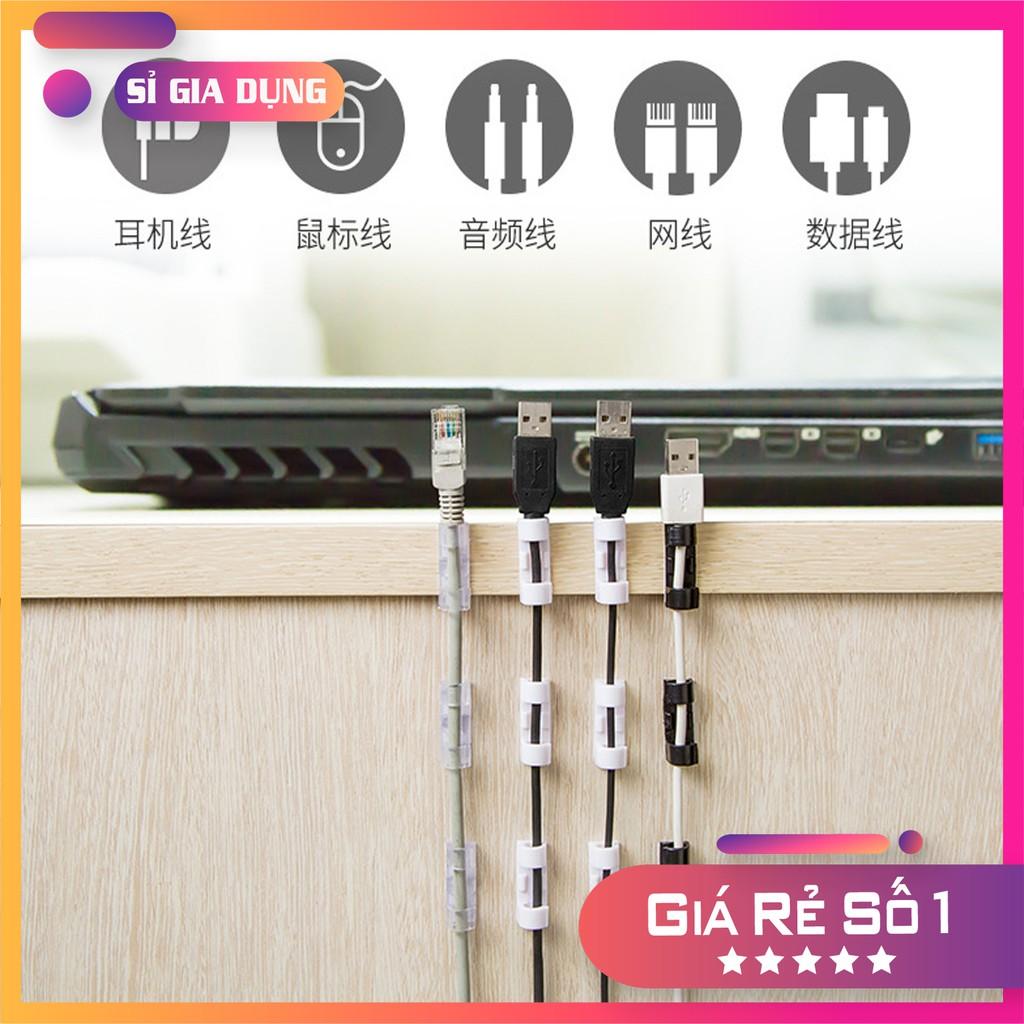 Bộ nẹp dây điện, dây cáp dán tường thông minh siêu rẻ