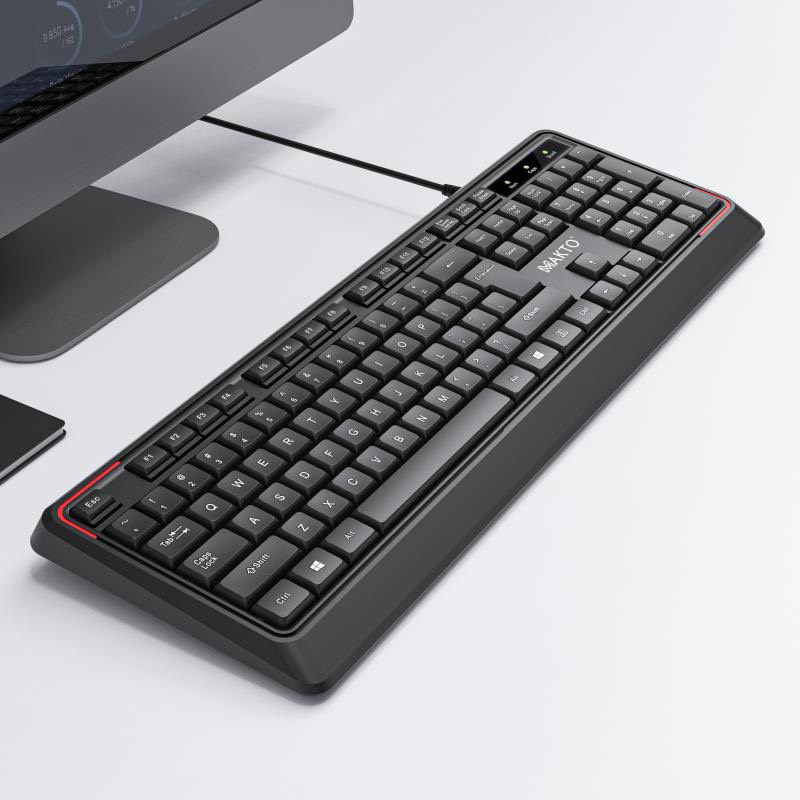 Bàn phím máy tính có dây Sothing MAKTO AK-320, chuột có dây MAKTO M1 USB cao cấp, độ nhạy cao, dannhf cho PC, Laptop- Hàng chính hãng