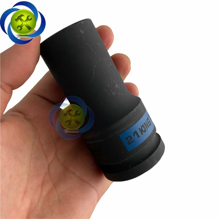 Tuýp 21mm 3/4 Kingtony 643521M loại dài 6 cạnh màu đen